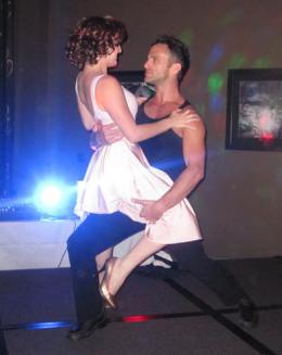 Our very own Johnny & Baby from our Dirty Dancing tribute show mid lift